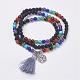 Natural Gemstone Beads Necklaces(NJEW-F147-A01)-3