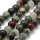 Natural African Bloodstone Beads Strands(G-G763-08-6mm)-1