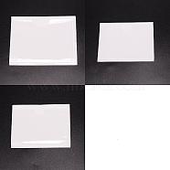 Nbeads 45Pcs Rectangle PVC Transparent Pouch, Self-adhesive Price Tag Label Bag, Clear, 81~115x100~143x0.5mm, 45pcs(AJEW-NB0003-04)