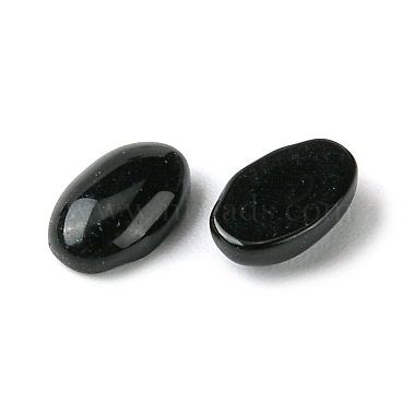 Synthetic Black Stone Cabochons(G-A094-01A-38)-2