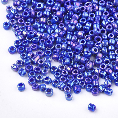 Opaque Glass Seed Beads(SEED-S023-01B-08)-2