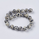 Chapelets de perles en jaspe de dalmation naturelle(X-G-G515-8mm-06)-2