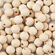 Craftdady 100Pcs 10 Styles Unfinished Natural Wood European Beads(WOOD-CD0001-08)-4