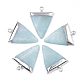 Electroplate Natural Amazonite Pendants(X-G-S344-49G)-1