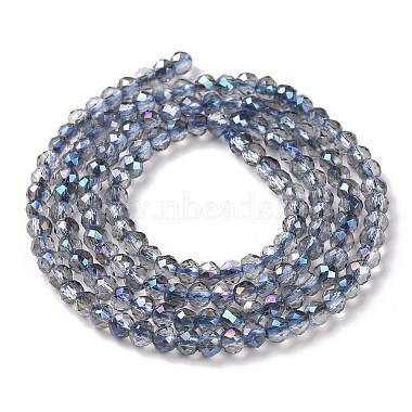 Transparent Electroplate Glass Beads Strands(GLAA-H021-01B-HP01)-4