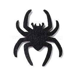 Wool Felt Spider Party Decorations, Halloween Themed Display Decorations, for Decorative Tree, Banner, Garland, Black, 57x47x2mm(AJEW-P101-03A)