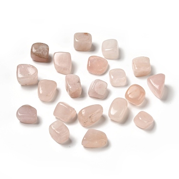 Natural Rose Quartz Beads, No Hole, Nuggets, Tumbled Stone, Healing Stones for 7 Chakras Balancing, Crystal Therapy, Vase Filler Gems, 16~33x16~33x10~25mm