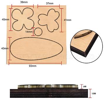Matrice de découpe de coupe de bois(DIY-WH0169-36)-3