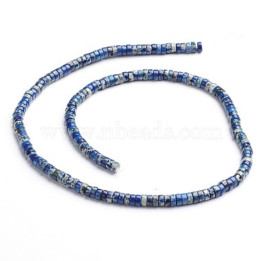 Brins de perles de jaspe impérial naturel teint et chauffé(X-G-M276-08-B)-2