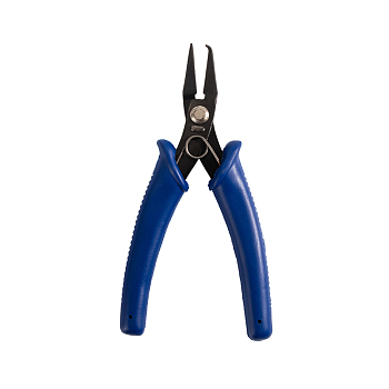 Carbon Steel Jewelry Pliers for Jewelry Making Supplies, Split Ring Opener, Polishing, Gunmetal, Size: about 140mm long