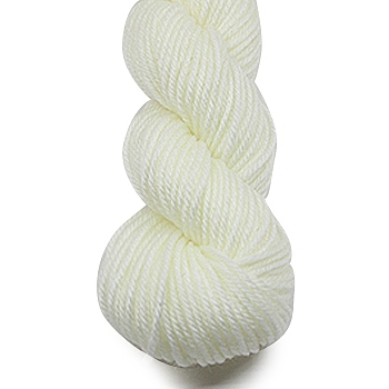 Acrylic Fiber Yarn, for Weaving, Knitting & Crochet, Snow, 2~3mm