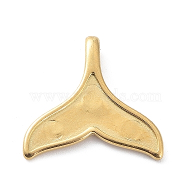 Real 18K Gold Plated Fish 304 Stainless Steel Pendants