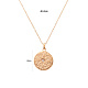 Stainless Steel Rhinestone Pendant Necklace(ZQ2711-3)-2