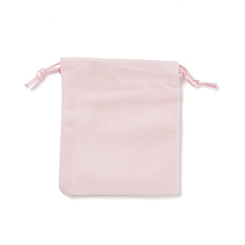Velvet Jewelry Bags, Pink, 11.8x10cm