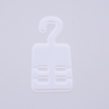 Cloth Hanger Silicone Molds, Resin Casting Molds, for DIY Craft Jewelry Making Tools, White, 171x67x6mm