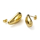 304 Stainless Steel Teardrop Stud Earrings for Women(EJEW-K244-10G)-1