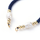 Création de bracelets de corde en nylon tressée(X-AJEW-JB00540-04)-2