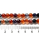 agate perles brins(G-H1593-6mm-10)-2