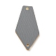 cravate pentagone acrylique coudre sur strass miroir(MACR-G065-07A-01)-2
