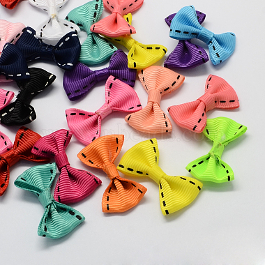 Mixed Color Bowknot Ribbon Ornament Accessories