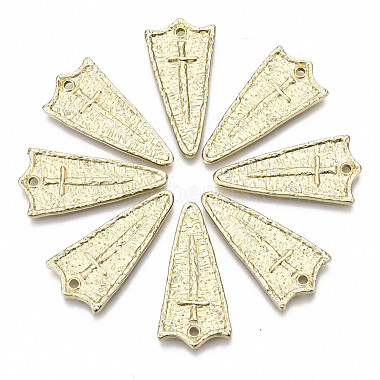 Real 16K Gold Plated Triangle Alloy Pendants