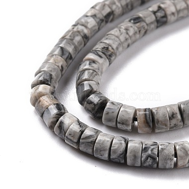 Synthetic Map Stone/Picasso Stone/Picasso Jasper Beads Strands(G-P468-07)-4