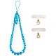 Round Synthetic Moonstone Beaded Mobile Straps(HJEW-SW00042-06)-1