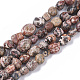 Chapelets de perles de jaspe en peau de léopard naturel(X-G-S363-032)-1