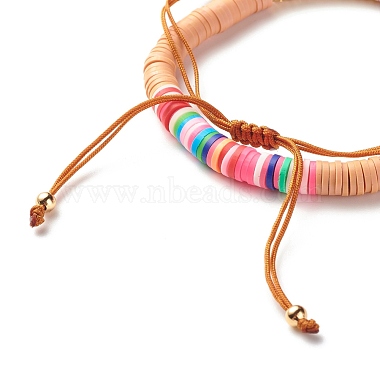 Handmade Polymer Clay Heishi Beads Stretch Bracelets Set(BJEW-JB07364)-7