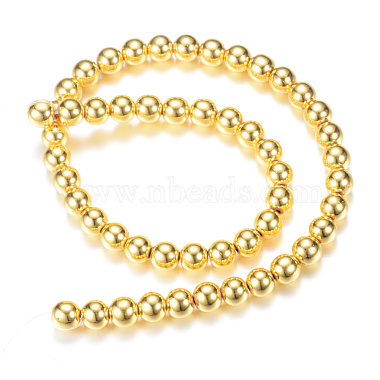 Electroplate Non-magnetic Synthetic Hematite Bead Strands(G-Q466-3mm-01)-2