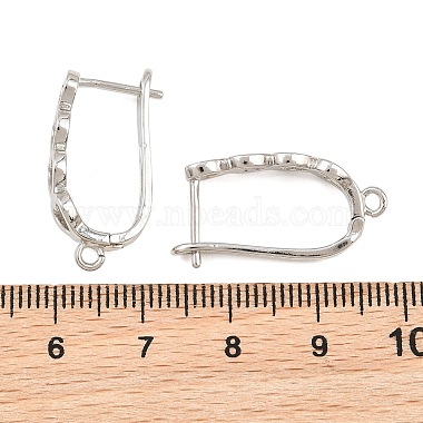 Brass Hoop Earring Findings(KK-CBA5558-01P)-3