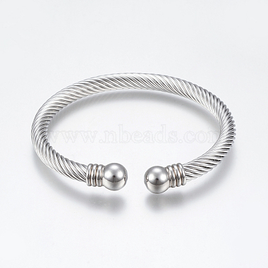 304 bracelets de couple en acier inoxydable(BJEW-G584-05B)-2