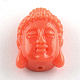 Dyed Buddha Head Synthetical Coral Beads(CORA-R011-16)-2