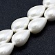 Chapelets de perles en coquille électrolytique(BSHE-G010-16x25mm-01)-1