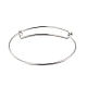 304 Stainless Steel Expandable Bangle for Girl Women(BJEW-C003-01P)-2