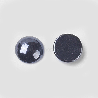 Non-magnetic Synthetic Hematite Cabochons(G-S076-14mm)-2