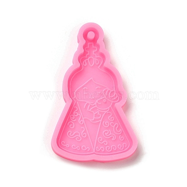 Mother's Day Mother Hug Baby Silicone Pendant Molds(AJEW-M221-03A)-2