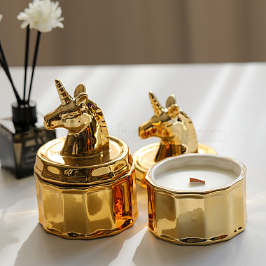 Tazas de velas perfumadas vacías de cerámica de unicornio(PW-WG23132-01)-3