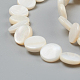 Perles de coquillages naturels d'eau douce(X-BSHE-I011-01D-02)-3