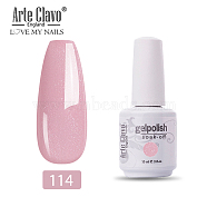 15ml Special Nail Polish, For Nail Art Stamping Print, Varnish Manicure Starter Kit, Pink, Bottle: 34x80mm(MRMJ-P006-C025)