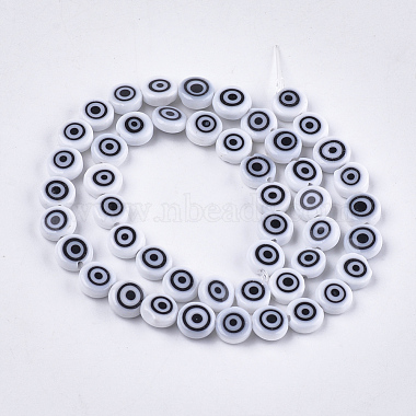 Chapelets de perles vernissées manuelles(LAMP-S191-01B-04)-2