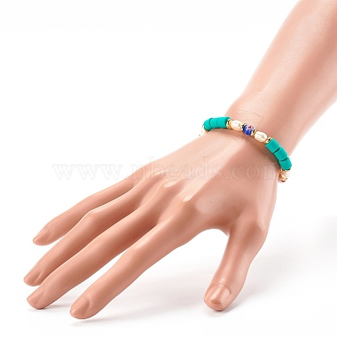 Handmade Polymer Clay Stretch Bracelets(BJEW-JB06351)-3