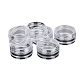 Transparent Plastic Empty Portable Facial Cream Jar(CON-PW0001-001)-5