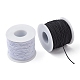 2 Rolls 2 Colors Round Polyester Elastic Cord(EC-YWC001-04)-2