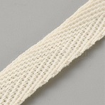 Polycotton Ribbon, Clothes Accessories, Old Lace, 3/8 inch(10mm), about 43.74 Yards(40m)/Roll(OCOR-TAC0023-39A)