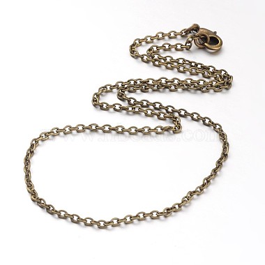 Iron Cable Chain Necklace Making(NJEW-JN01385-02)-2