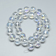Chapelets de perles en verre galvanoplastique(EGLA-S137-08)-2