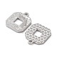 Rhodium Plated 925 Sterling Silver Charms(STER-C003-04P)-2