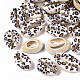 Perles de coquillage cauri naturelles imprimées(SSHEL-R047-01-B02)-1