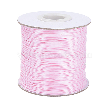 0.5mm PearlPink Waxed Polyester Cord Thread & Cord